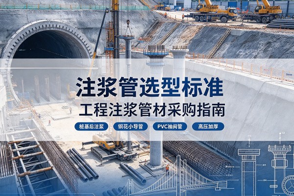 祁东注浆管选型标准