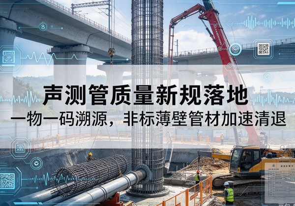 祁东声测管质量新规落地，一物一码溯源，非标薄壁管材加速清退
