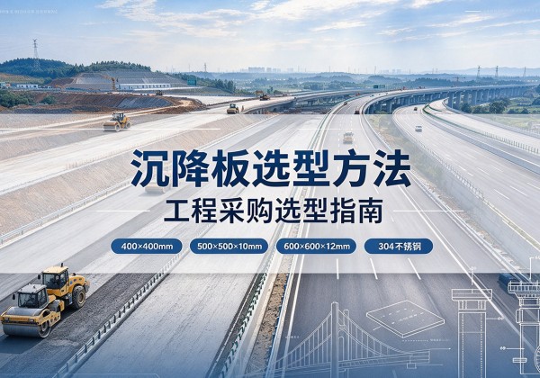 祁东沉降板选择方法